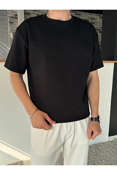 Beylerce Μπλουζάκι Oversize από Ύφασμα Διπλής Όψης