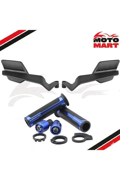Honda Dio 110 Aksesuar Seti-Katlanır Aynalı-Mavi-Ma11007