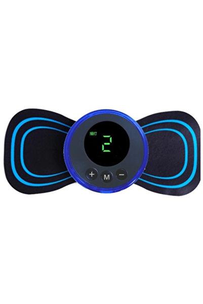 Epilons 8 Modlu Mini Şarjlı Kelebek Lcd Ekran Ems Boyun Omuz Kol Sırt Elektri...