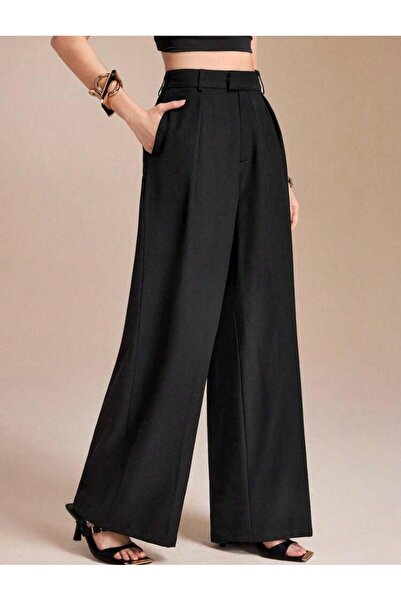 nathia outdoors Ψηλόμεσο casual γυναικείο παντελόνι Palazzo