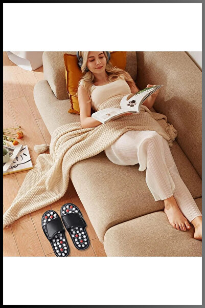 Fırsat7 Foot Massage Slippers - Acupuncture Reflexology Orthopedic Therapy Sandals - Special Series Size 38 - 39