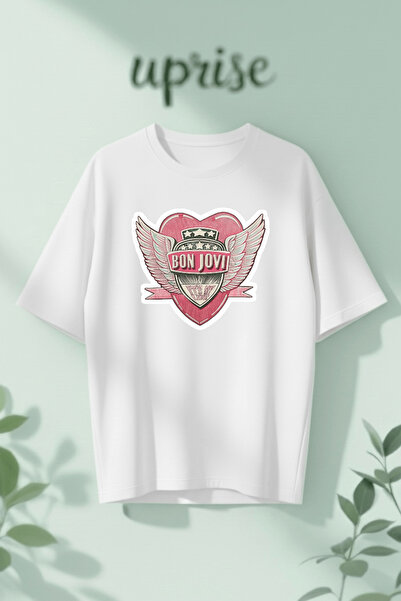 Vordevia Μπλουζάκι Bon Jovi It’s My Life με στάμπα, βαμβακερό, oversized