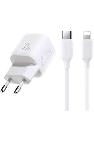 Joyroom JR-TG7 Καλώδιο Φόρτισης Lightning, 33W, 3A, 1 x USB-A - 1 x USB-C, Λευκό