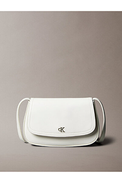 Calvin Klein Monogram Flap Crossbody Camera Bag