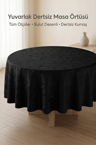 atak by atak home collection Στρογγυλό τραπεζομάντιλο χωρίς ραφές, ανθεκτικό ...