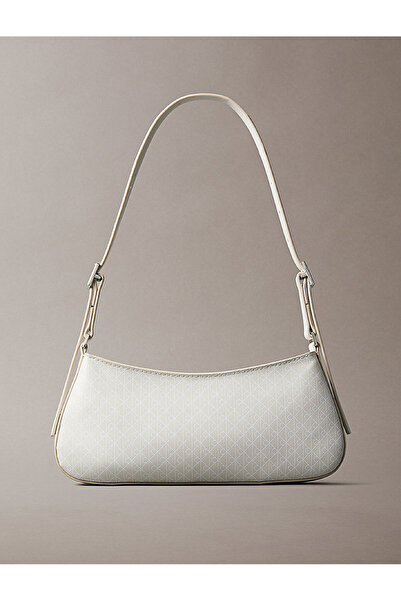 Calvin Klein Small Coated Emblem Logo Shoulder Bag