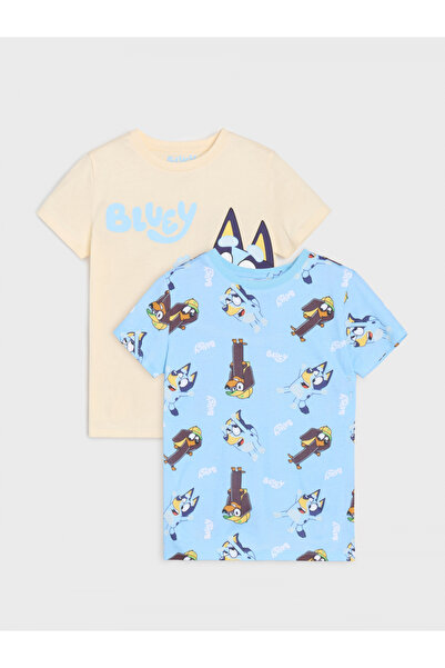 bluey Set de 2 tricouri din bumbac