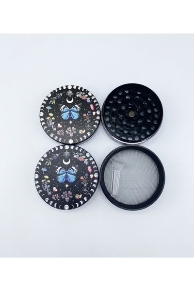 BGA Limited Edition 50mm Grinder Spice Grinder Mill Thick Metal with Pollen T...