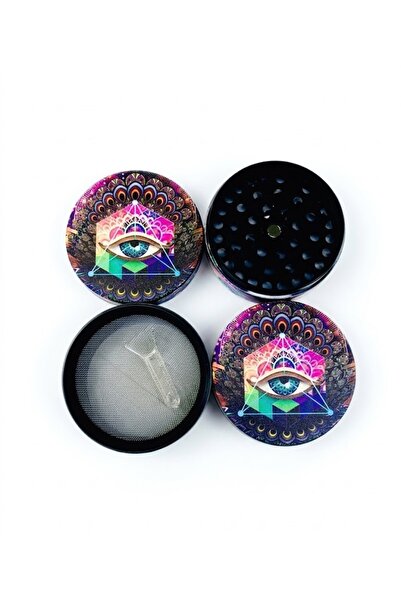 BGA Limited Edition 50mm Grinder Spice Grinder Mill Thick Metal with Pollen T...