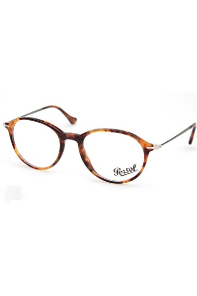 Persol Eyewear 3125V 108 HAND MADE HAVANA KAHVE YUVARLAK UNISEX GÖZLÜK