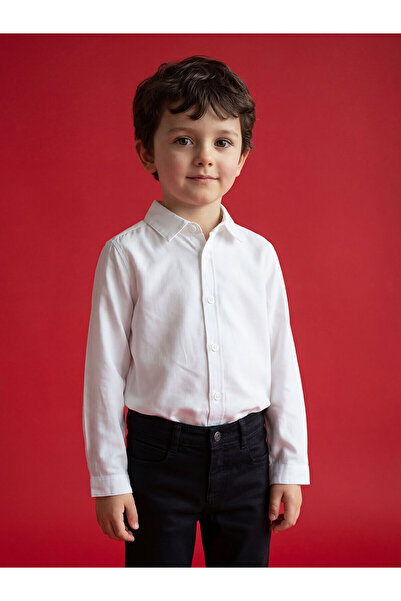 LC Waikiki YK PLUS LCW Παιδικό Αγορίστικο Πουκάμισο Gabardine