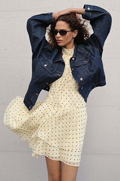 H&M Chiffon halterneck dress