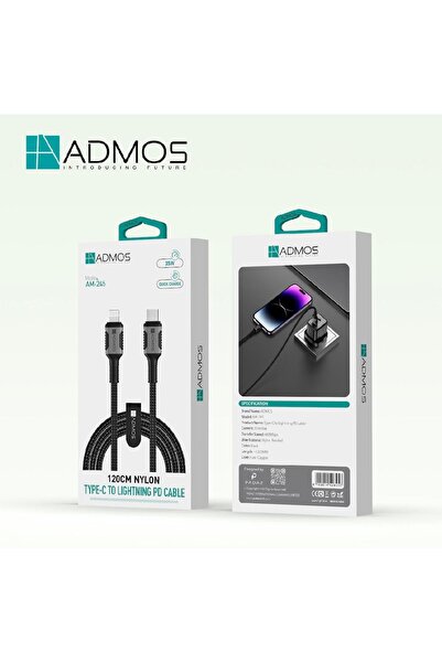 ADMOS AM-245 Type-C to Lightning PD Cable