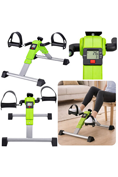 LEAN Mini bicicletă de exerciții 2-în-1 cu contor LCD