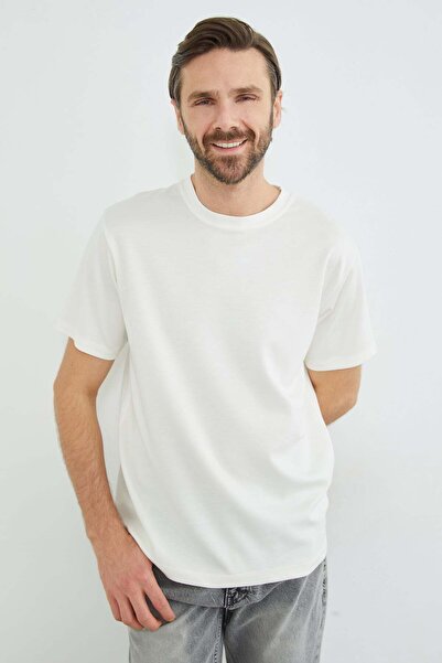 Fulla Moda Βασικό μπλουζάκι Modal με λαιμόκοψη