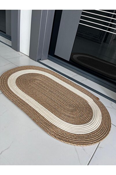 naylişhome Ψάθινο, Ιούτα, Μοτίβο για την πόρτα, Πατάκι δαπέδου, Πατάκι μπάνιο...