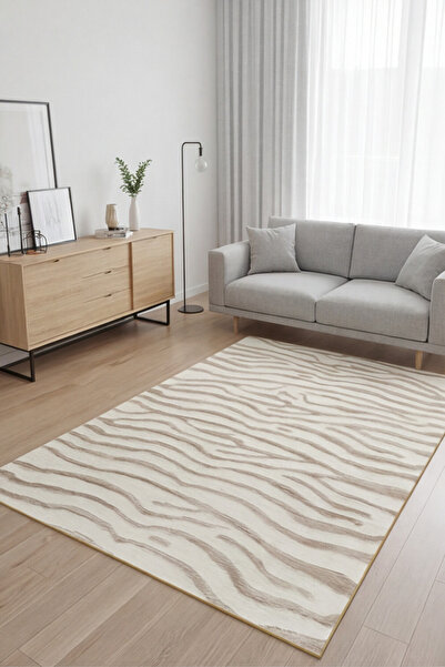 GECE HOME Dijital Kaymaz Baskılı Yıkanabilir Desenli Salon Halısı Mutfak Halı...