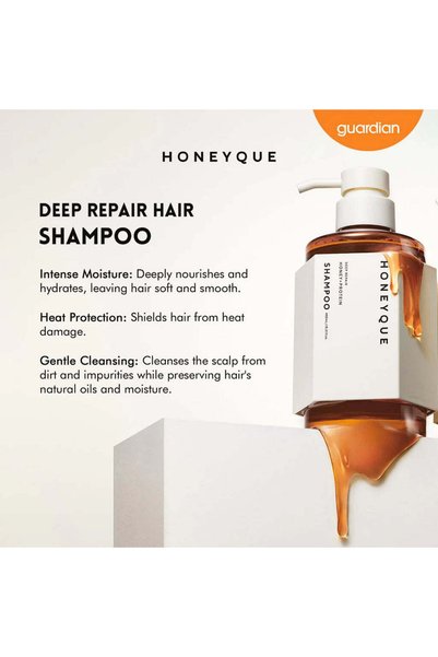 Honeyque Deep Repair Shampoo – Moisturizing & Repair Shampoo for Dry & Damaged Hair 450 ml