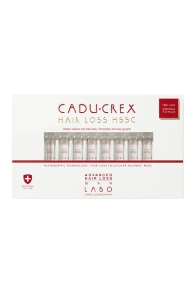 LABO Θεραπεία κατά της προηγμένης απώλειας τρίχας για άνδρες Cadu Crex, 20 φι...