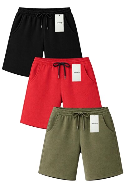 pandy 3-Pack Full-Fit Unisex Basic Shorts