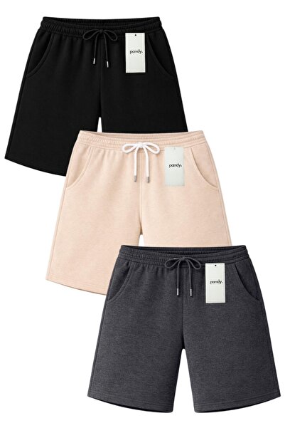 pandy 3-Pack Full-Fit Unisex Basic Shorts