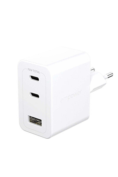 Panzer Glass PanzerGlass® Empower Turbo 70W Şarj Cihazı 2 x USB-C + USB-A - E...