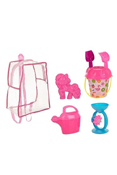 OEM Set de plajă cu unicorn, cu accesorii și rucsac transparent