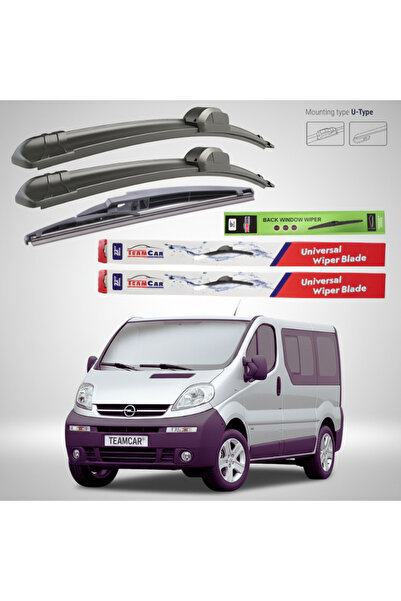 TEAMCAR Opel Vivaro Bus L2H1 (2001–2006) Επίπεδοι Υαλοκαθαριστήρες |   Πλήρες...