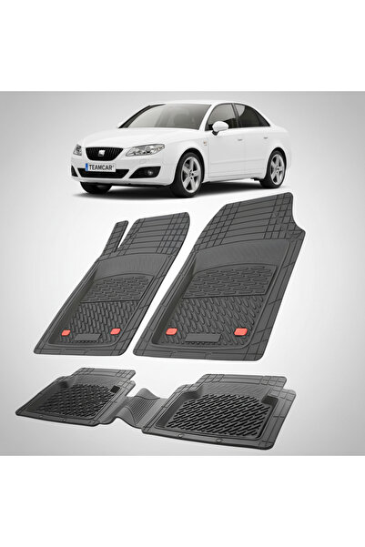TEAMCAR Πατάκια δαπέδου συμβατά με Seat Exeo Sedan 2009-2013 |   Μαύρο
