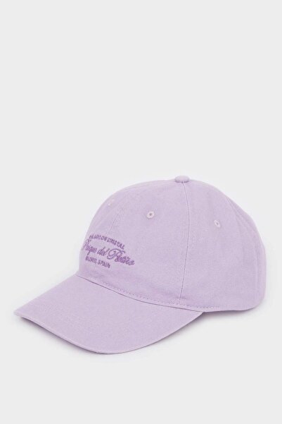 DeFacto Women's Embroidered Cotton Cap Hat H2097Ax26Sm