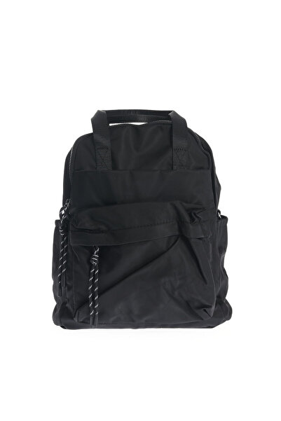 Meli Melo Paris Casual black backpack with multiple compartments