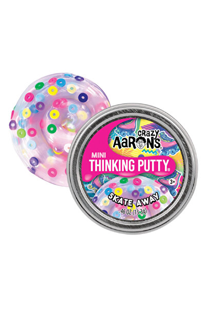 Crazy Aaron's Mini Skate Away Thinking Putty, 2" Tin with 13g of Non-Toxic Se...