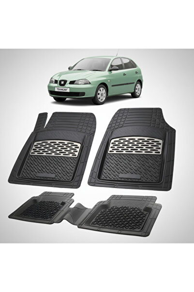 TEAMCAR Συμβατά πατάκια δαπέδου για Seat Ibiza Hatchback Mk3 2002-2008 |   Ασήμι