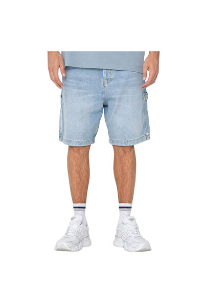 DC Τσάντα Καρπέντερ Φαρδύ Τζιν Σορτς Ινδίγκο Ανοιχτό 34