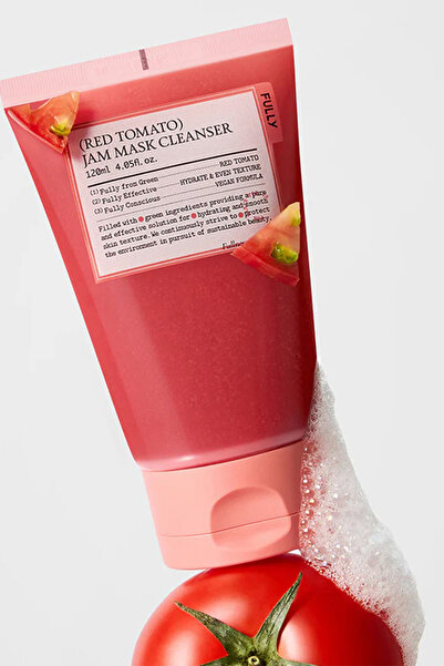 FULLY Red Tomato Jam Mask Cleanser - Kırmızı Domates Peeling Köpük Temizleyici