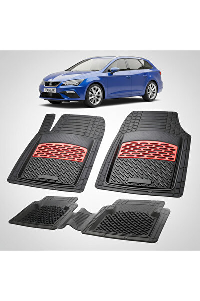 TEAMCAR Πατάκια δαπέδου συμβατά με Seat Leon ST, Combi Facelift 2017-2020 |  ...
