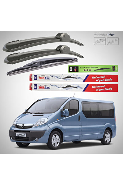 TEAMCAR Opel Vivaro Bus L2H1 (2006–2014) Επίπεδοι Υαλοκαθαριστήρες |   Πλήρες...
