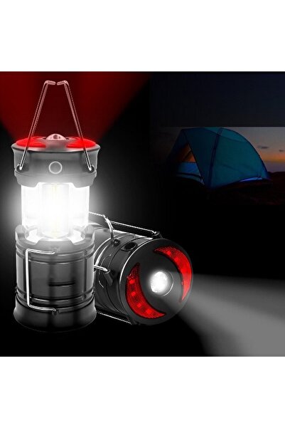 Avex Lanternă de camping LED extensibilă 3-în-1, 4 moduri de iluminare (cort,...