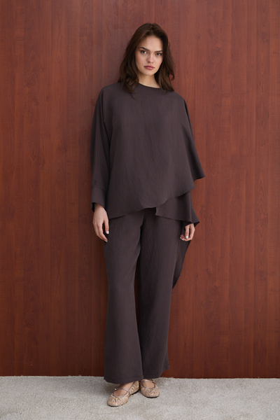 Melike Tatar Σετ μοντάλ με λεπτομέρεια σάλιου 12-8814