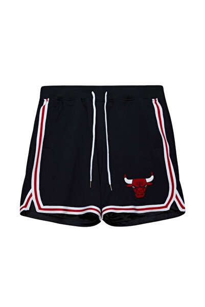 Mitchell & Ness Λογότυπο NBA BULLS Σορτς Αγωνιστικού Τύπου Μαύρο L