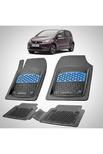 TEAMCAR Πατάκια δαπέδου συμβατά με Seat Mii Hatchback 5θυρο 2011-2019 |   Μπλε