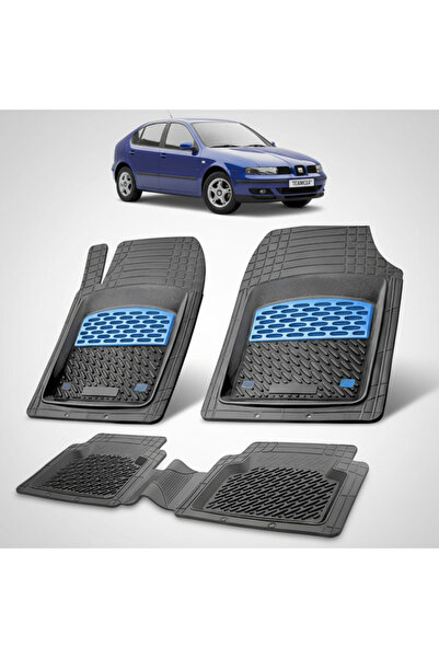 TEAMCAR Πατάκια δαπέδου συμβατά με Seat Leon Hatchback Mk1 1999-2006 |   Μπλε