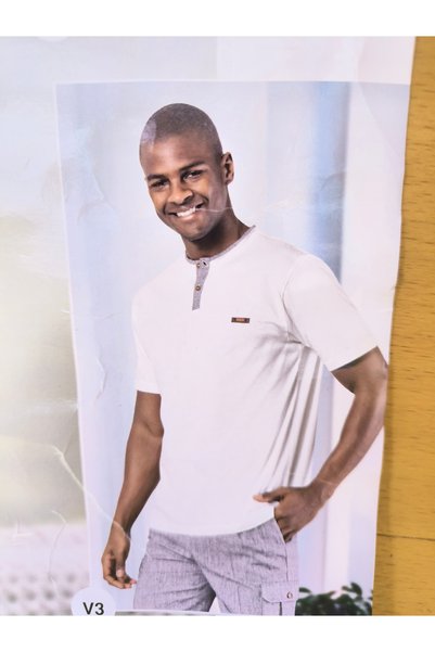 KLY K.L.Y Six-Piece Woven Top and Combed Cotton Shorts Set