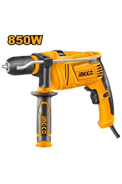 Ingco Mașină de găurit cu percuție de 850 W cu mandrină automată ID 8508-2