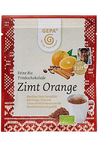 Gepa Βιολογική ζεστή σοκολάτα με κανέλα και πορτοκάλια, 15γρ.