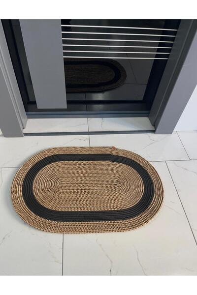 naylişhome Ψάθινο, Ιούτα, Μοτίβο για την πόρτα, Πατάκι δαπέδου, Πατάκι μπάνιο...