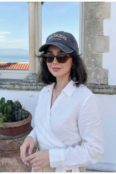 LAGRANZE VELARO Los Angeles Vintage Nakışlı Şapka | Unisex Premium Günlük Cap