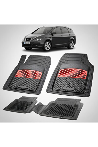 TEAMCAR Συμβατά πατάκια δαπέδου για Seat Altea XL MPV 2006-2015 |   Κόκκινο