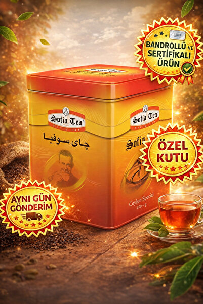 Diyet AVM Sofia Tea Ceylon Special Siyah Çay 450 Gram Özel Kutulu