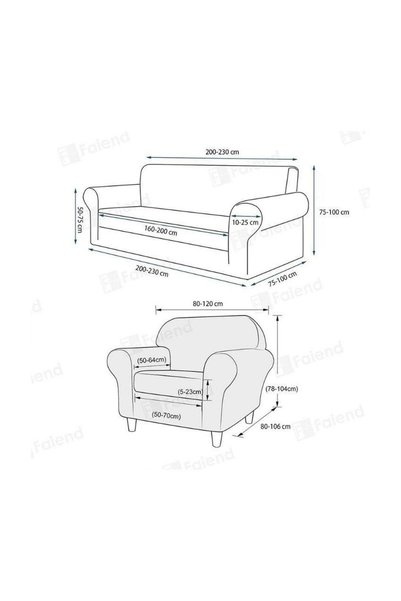 nurluk Velvet Fabric Elastic Flexible Very High Quality Sofa Bed Cover Set 3+3+1+1